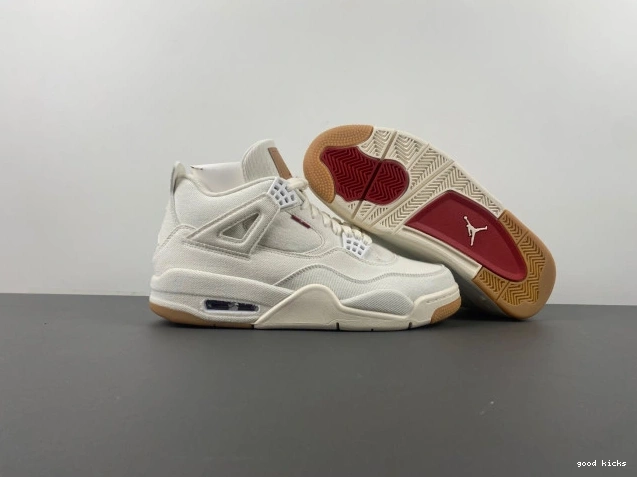 Cheap Levi's 4 Air AO2571-100 'White' Jordan x 0630